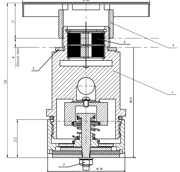 Конструкция дыхательного клапана